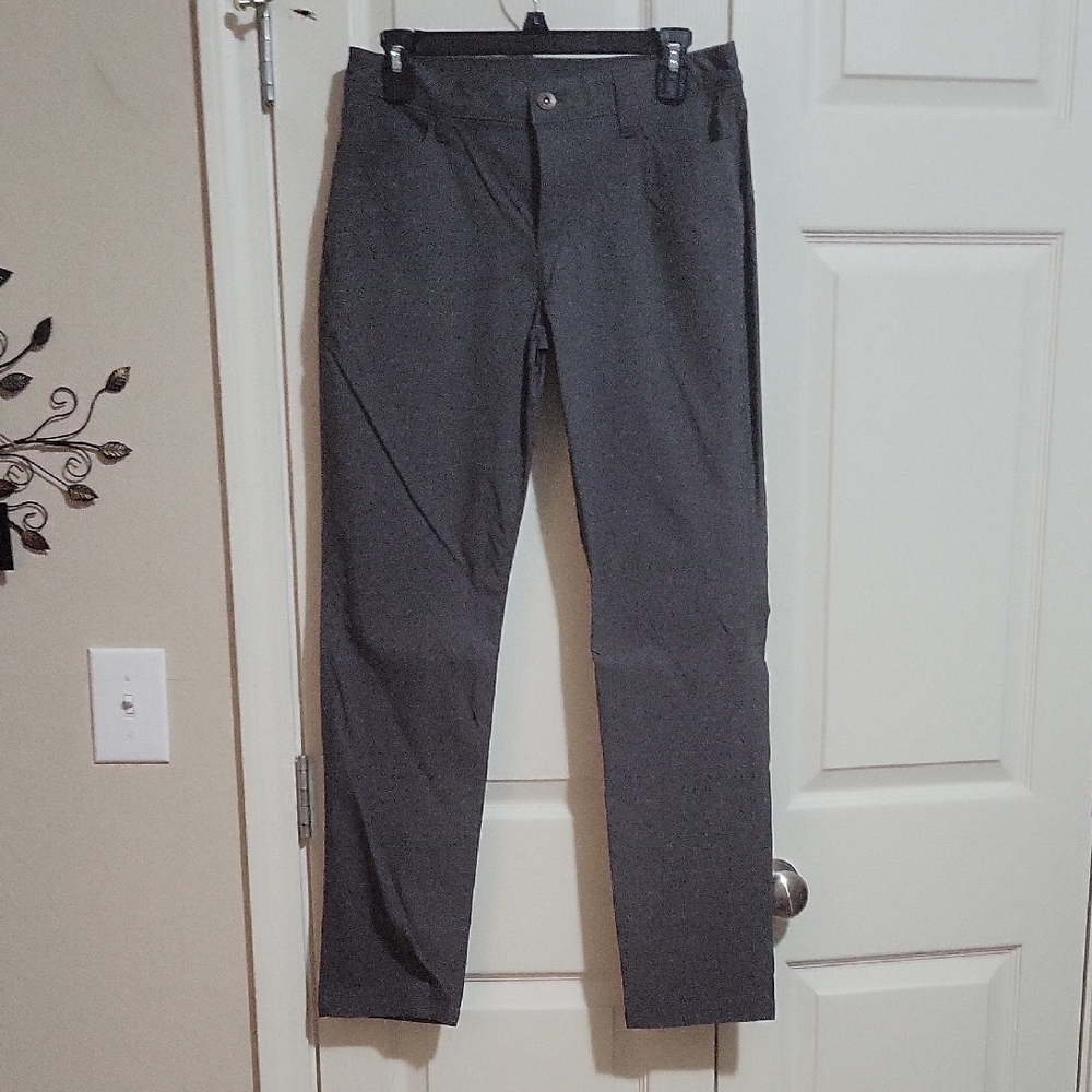 Eddie Bauer Gray Chinos Versatile Straight-Leg